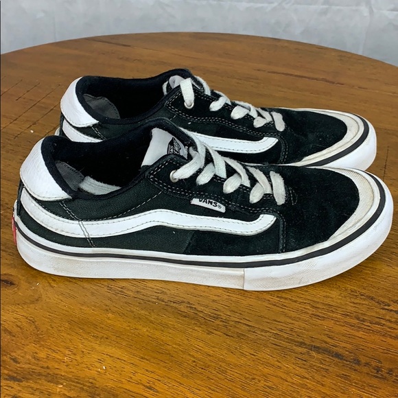 Vans | Shoes | Vans Black White Suede 